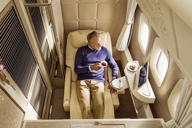 The ambient lighting system is related to the one that;s found in the top trim Benz as well. And there’s the Zero G seats that keep you comfortable in the road-going machine and the plane alike.