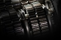 MotoGP inspired dog ring transmission with inputs taken from Kawasaki Racing Team.