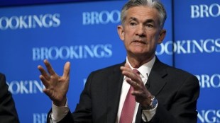 Federal Reserve Governor Jerome Powell delivers remarks during a conference at the Brookings Institution in Washington