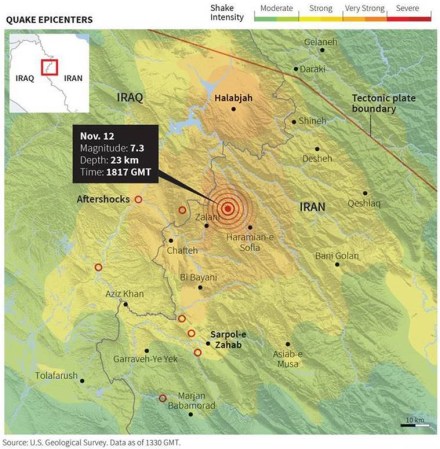 earthquake, iran-iraq border, iran earthquake, iraq earthquake, iran-iraq border earthquake