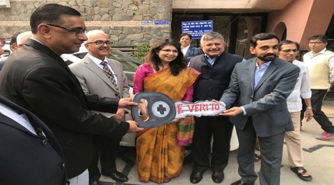 Mahindra delivers 150 e-Verito electric cars to EESL; Govt to intensify electric car procurement