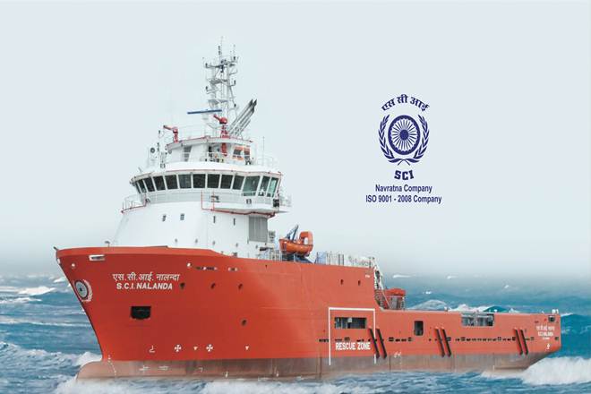 SCI Ratna, SCI, Shipping Corporation of India, Mumbai, Offshore supply vessel SCI Ratna, SCI, Shipping Corporation of India, Mumbai, Offshore supply vessel