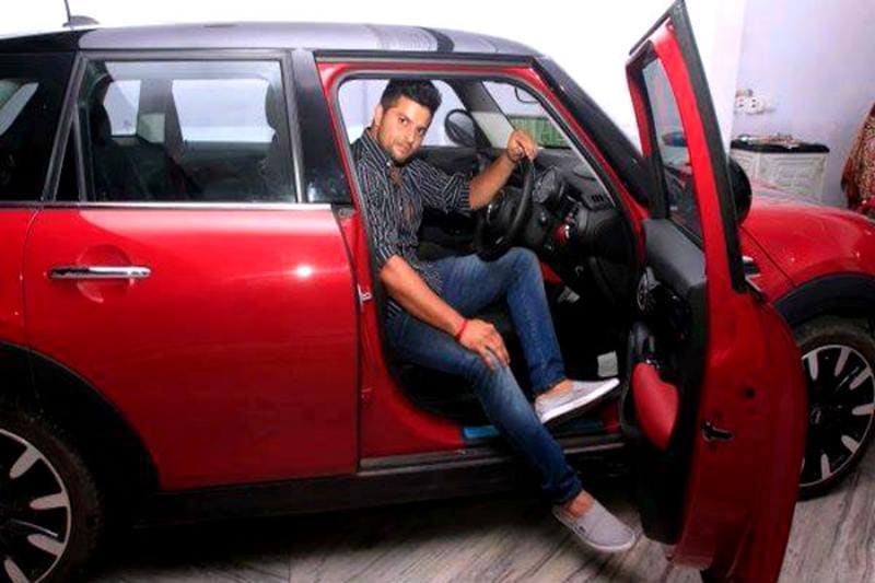 Suresh Raina is also a proud owner of a Mini-Cooper. The small peppy luxury hatch is a global trend, and is another one of Suresh Raina's regular drives. Image source- India.com