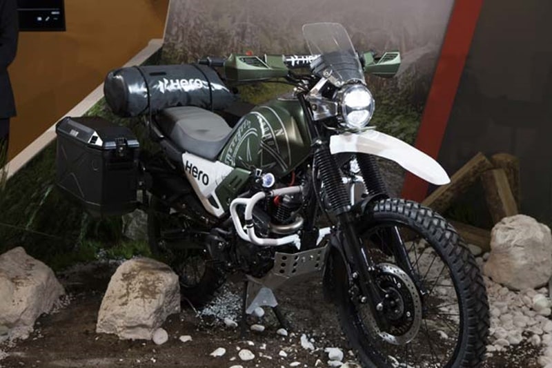 Hero Xpulse: Hero has been present at the Dakar Rally under the banner Hero Motorsports Team Rally and that is where the technology and R&D for the Xpulse comes from. It is likely to make use of the engine from the Xtreme 200 with more torque. Hero insists that the Xpulse is still in concept stage, but if it garners enough response, it will be manufactured and sold in India. (Image: Autocar India)