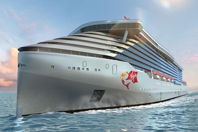 Virgin Voyages, Richard Branson, Virgin Group, cruise ship, keel laying ceremony, first look, Virgin Style Virgin Voyages, Richard Branson, Virgin Group, cruise ship, keel laying ceremony, first look, Virgin Style