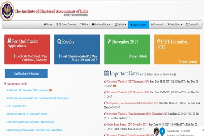 CPT admit card 2017, CPT admit card, CPT admit card 2017 news, ICAI, Common Proficiency Test, Chartered Accountant, CA, CPT, DECEMBER EXAMINATION, DECEMBER EXAMINATION 2017, download ADMIT CARD, download ADMIT CARD CPT, CPT, CPT ADMIT CARD DOWNLOAD 2017