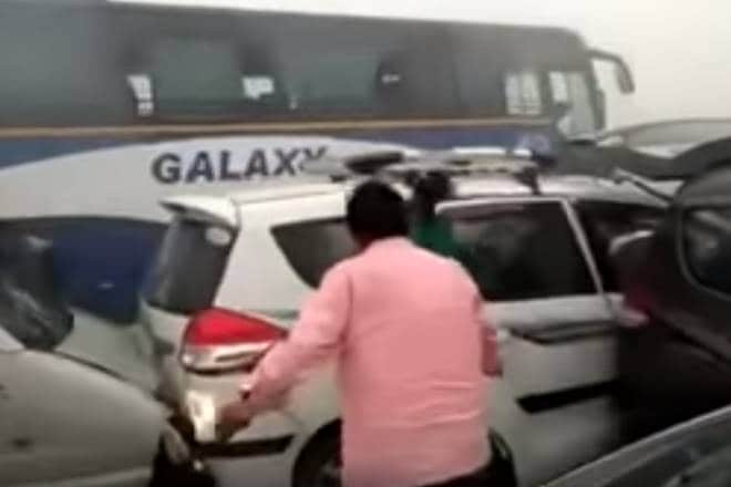 yamuma expressway accident, delhi pollution, delhi air pollution, Yamuna Expressway Authority officials, Jaypee Group, smog in delhi