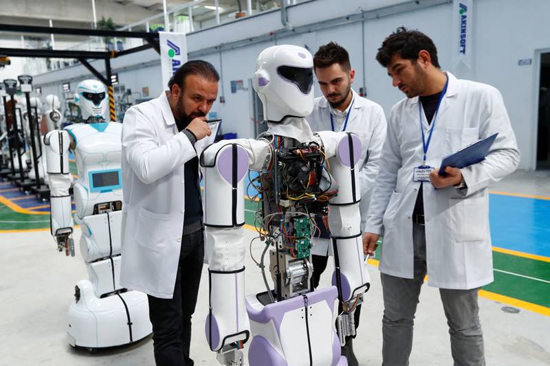 robot, robot factory, turkey, humanoid robotics factory, humanoid robot factory, humanoid robot, Konya, Ada GH5, AkinSoft, world news, world pics, turkey latest news