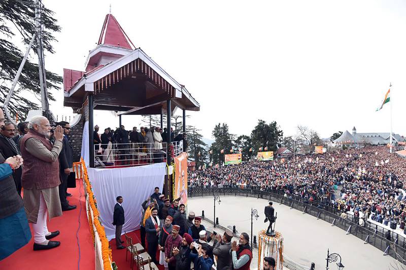 bjp, bjp in himachal pradesh, jairam thakur, himachal pradesh new cm jairam thakur, modi, pm modi, modi in himachal, narendra modi, amit shah, india news, political news, shimla, shimla photos