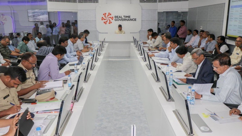 Andhra Pradesh CM Chandrababu Naidu on Tuesday held a video conference with the Head of Departments and collectors of all the districts. Naidu during the conference asked the HODs and collectors to fast-track resolution of all grievances. CM also reviewed the arrangements for President Ram Nath Kovind’s forthcoming visit during a meeting held at the RTG State Centre. Earlier, the Andhra Pradesh cabinet on Saturday finalised the 'tower design' for the upcoming Assembly building in its capital Amaravati, after zeroing down on two designs earlier this week. The Chief Minister and the Ministers had voted for the tower design and stated that it was also favoured by a majority of the public, who voted for their choice, picking between the two final designs. The 250-metre high structure, which includes a four-storeyed main building, is expected to be up and ready in roughly two years. (Twitter)