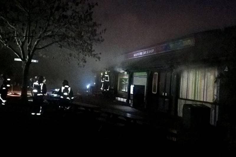 London zoo fire, London, London fire, zoo, aardvark, animals, zoo cafe, world news, london news, london zoo pics