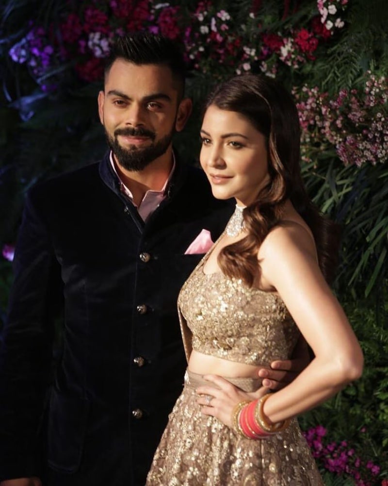 India’s power couple Virat Kohli and Anushka Sharma hosted the second wedding reception on Tuesday in Mumbai. The reception was attended by several bigwigs of Bollywood and cricket world. The wedding reception was held at St Regis Hotel, Mumbai. Earlier, the newlywed couple had hosted a reception in Delhi which was attended by PM Narendra Modi. The duo had got married in a hush-hush affair in Tuscany, Italy which was attended by close friends and family on December 11. (Anushka Sharma Fan Club)