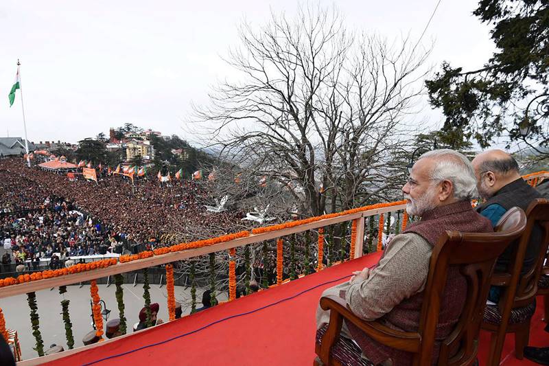 bjp, bjp in himachal pradesh, jairam thakur, himachal pradesh new cm jairam thakur, modi, pm modi, modi in himachal, narendra modi, amit shah, india news, political news, shimla, shimla photos