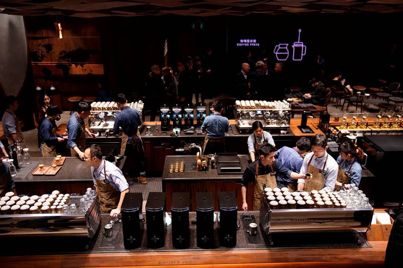 china, Starbucks, coffee chain, cafe, starbucks cafe, starbucks opens cafe in china, shanghai, starbucks Reserve Roastery, coffees, china store, world news, latest china news