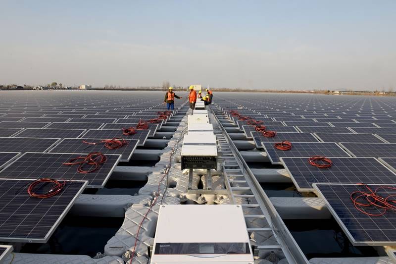 china, solar, solar power, solar plant, solar power plant, biggest solar plant, china solar plant, world biggest solar plant, floating solar plant, biggest floating solar plant, china latest news, china pics