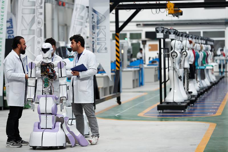 robot, robot factory, turkey, humanoid robotics factory, humanoid robot factory, humanoid robot, Konya, Ada GH5, AkinSoft, world news, world pics, turkey latest news