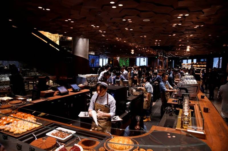 china, Starbucks, coffee chain, cafe, starbucks cafe, starbucks opens cafe in china, shanghai, starbucks Reserve Roastery, coffees, china store, world news, latest china news