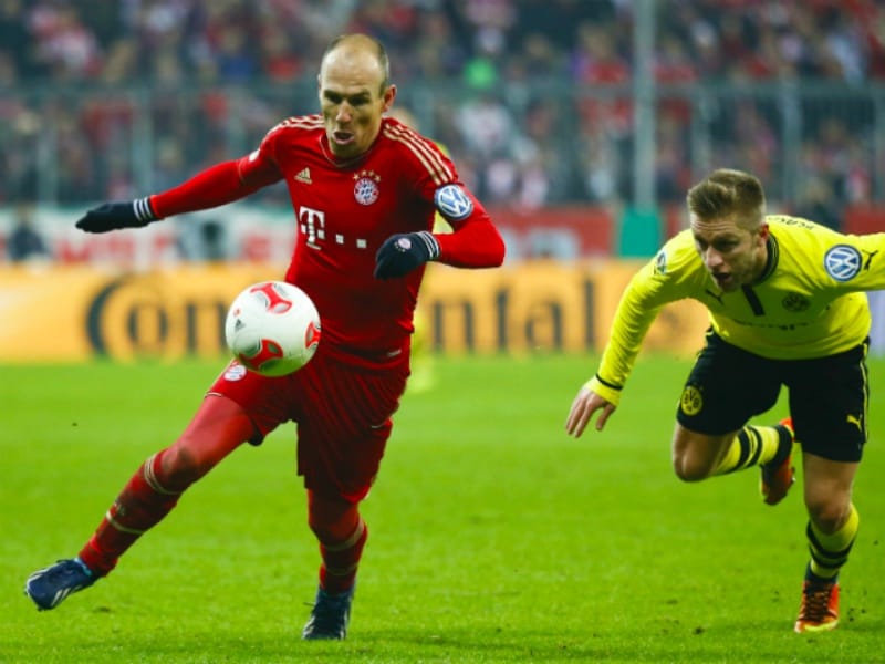 2- Arjen Robben: The Dutch professional footballer, Robben also plays for Bayern Munich. He is regarded as one of the best wingers in the world, as he is able to take on and beat defenders at the drop of a hat and his ability to get to the bylines and deliver accurate crosses instils fear into defences. Usually deployed on the right wing, Robben often cuts inside on his left foot to move to a more central attacking position, and uses his speed and dribbling skills to take on defenders until he finds the space to make an attempt on goal which is a nightmare for the opposition goalkeepers. However, recently Robben confessed that his move from Real Madrid to Bayern Munich in 2009 was a step back in his career. This means that the ‘Flying Dutchman’ would not be looking for another year with the Bavarians. (Reuters)