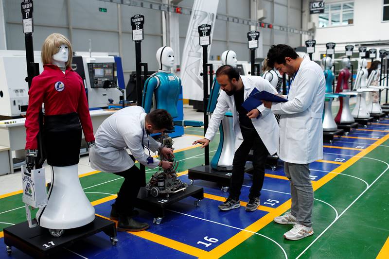 robot, robot factory, turkey, humanoid robotics factory, humanoid robot factory, humanoid robot, Konya, Ada GH5, AkinSoft, world news, world pics, turkey latest news