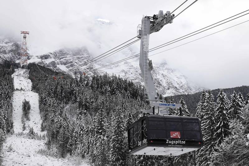 germany, Zugspitze mountain, Zugspitze, record-breaking cable car, cable car, Germany highest peak, Alpine, German engineering, germany latest news