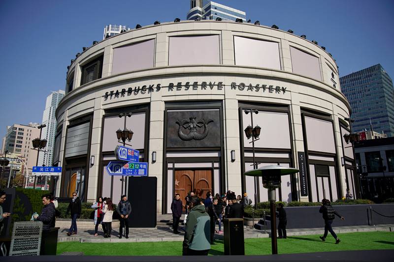 china, Starbucks, coffee chain, cafe, starbucks cafe, starbucks opens cafe in china, shanghai, starbucks Reserve Roastery, coffees, china store, world news, latest china news