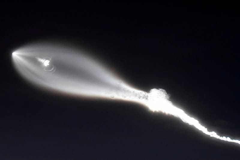 SpaceX, Falcon 9 rocket, SpaceX Falcon 9 rocket, rocket, Falcon 9, California, show of light, mystery light, satellite, world news, science, science news, technology