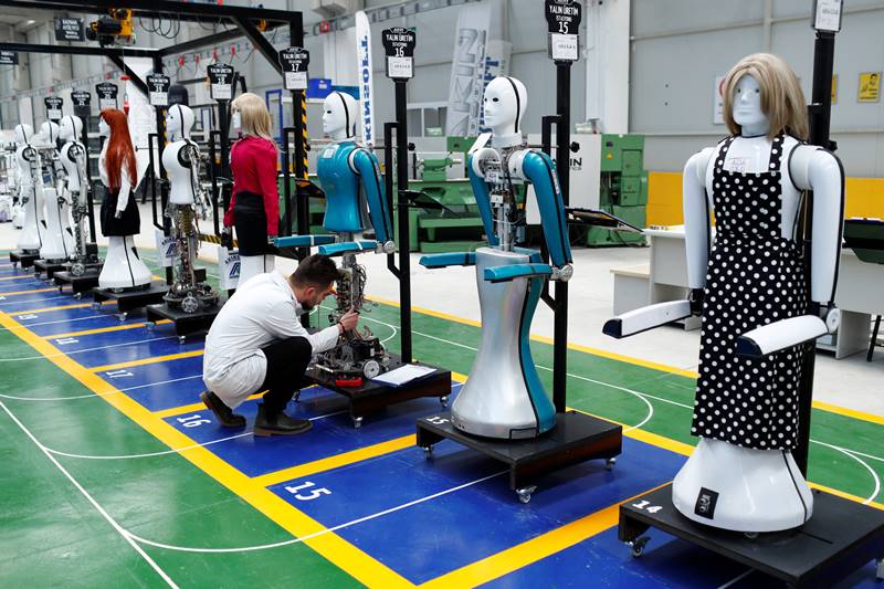 robot, robot factory, turkey, humanoid robotics factory, humanoid robot factory, humanoid robot, Konya, Ada GH5, AkinSoft, world news, world pics, turkey latest news