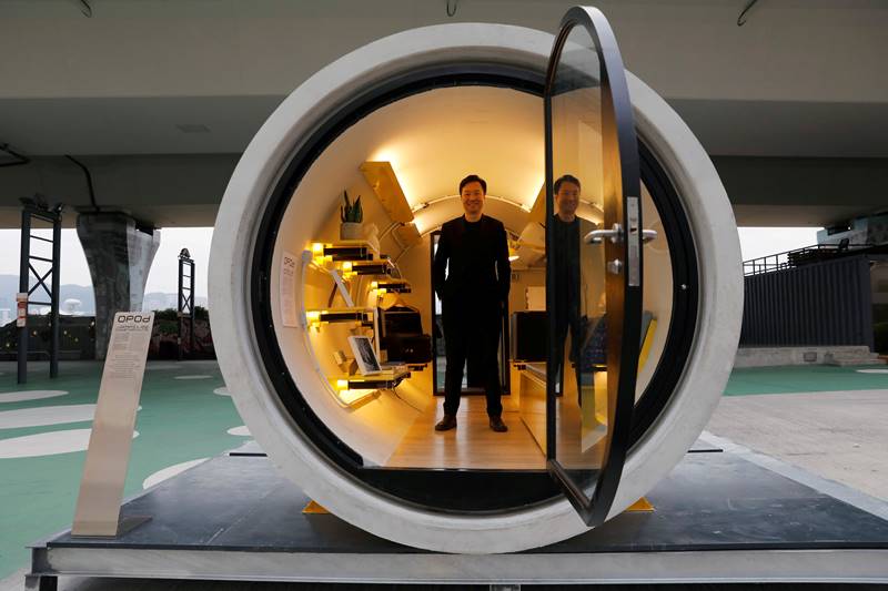 opod, hong kong, hong kong housing, affordable housing, mobile housing, micro-living housing, Hong Kong housing policy, concrete pipes, house, tube house, world news