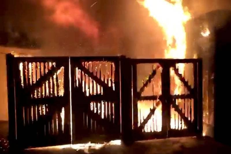 London zoo fire, London, London fire, zoo, aardvark, animals, zoo cafe, world news, london news, london zoo pics