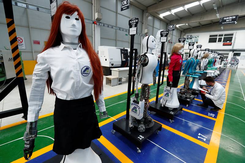 robot, robot factory, turkey, humanoid robotics factory, humanoid robot factory, humanoid robot, Konya, Ada GH5, AkinSoft, world news, world pics, turkey latest news