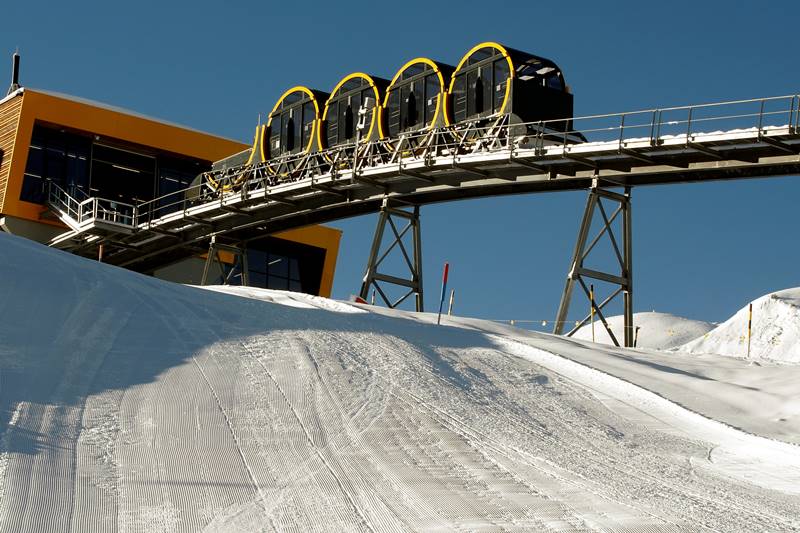 Switzerland, funicular railway, steepest funicular railway, Schwyz-Stoos, Stoos, carriages, train, passengers, swiss train, swiss valley, world news