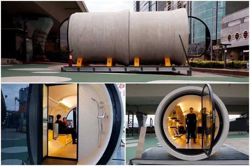 opod, hong kong, hong kong housing, affordable housing, mobile housing, micro-living housing, Hong Kong housing policy, concrete pipes, house, tube house, world news