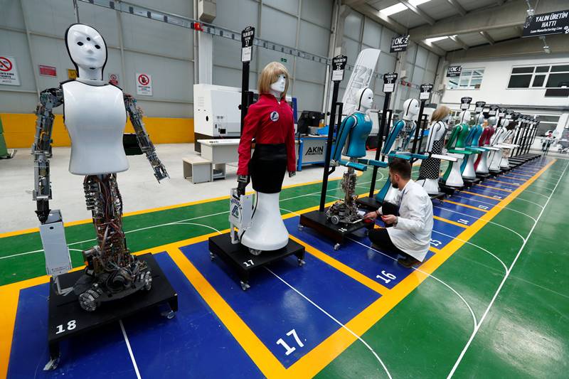 robot, robot factory, turkey, humanoid robotics factory, humanoid robot factory, humanoid robot, Konya, Ada GH5, AkinSoft, world news, world pics, turkey latest news