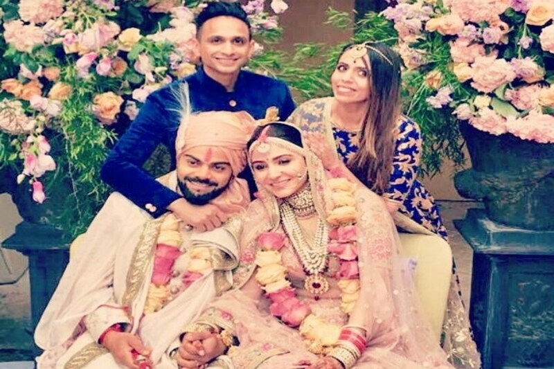 Virat Kohli Anushka Sharma wedding photos: The celebrity couple, who had been dating for close to four years, were tight-lipped about their wedding plans despite the hype in the media for some time.