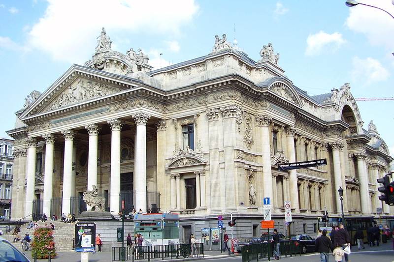 Brussels Stock Exchange, Belgium, was also founded in the year 1801. (Image: Wikimedia Commons)