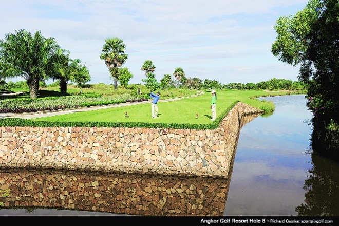Golfer, Angkor Golf Resort, Meraj Shah