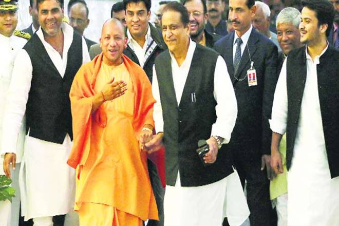 adityanath azam khan, yogi adityanath azam khan, uttar pradesh cm, up assembly, uttar pradesh assembly, yogi adityanath, azam khan, india news adityanath azam khan, yogi adityanath azam khan, uttar pradesh cm, up assembly, uttar pradesh assembly, yogi adityanath, azam khan, india news