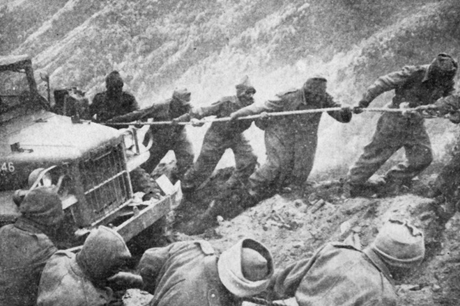 India, China, China's India war