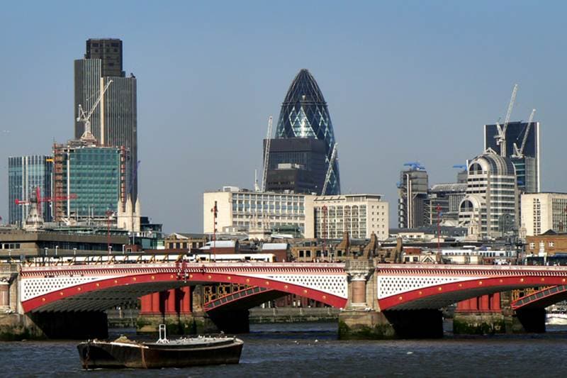 A landscape view around the the London Stock Exchange. (Image: Wikimedia Commons)