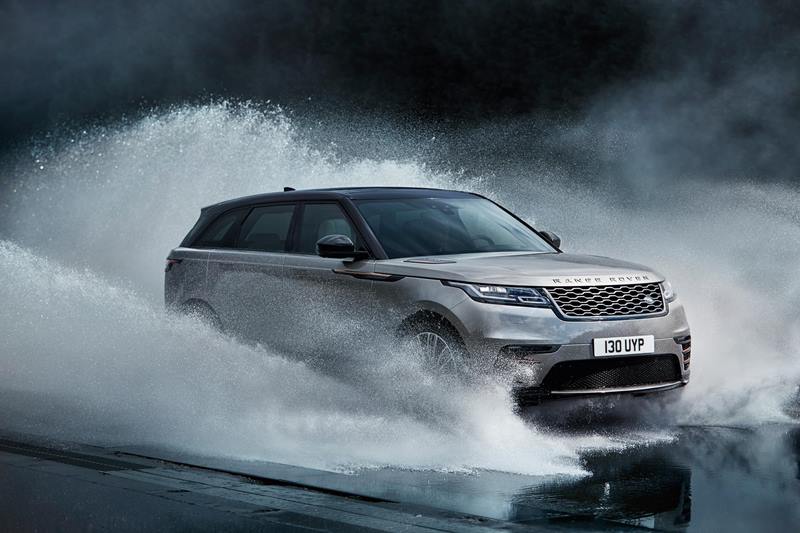 The Range Rover Velars most stand apart feature is the it’s design, which has strong family lines but yet stands out in a line up of Rangies. The Range Rover Velar is designed to be dynamic, and it shows . Striking proportions, flush door handles and an integrated rear spoiler all improve aerodynamics. Features including the foil stamped grille give the vehicle’s front profile an undeniable presence