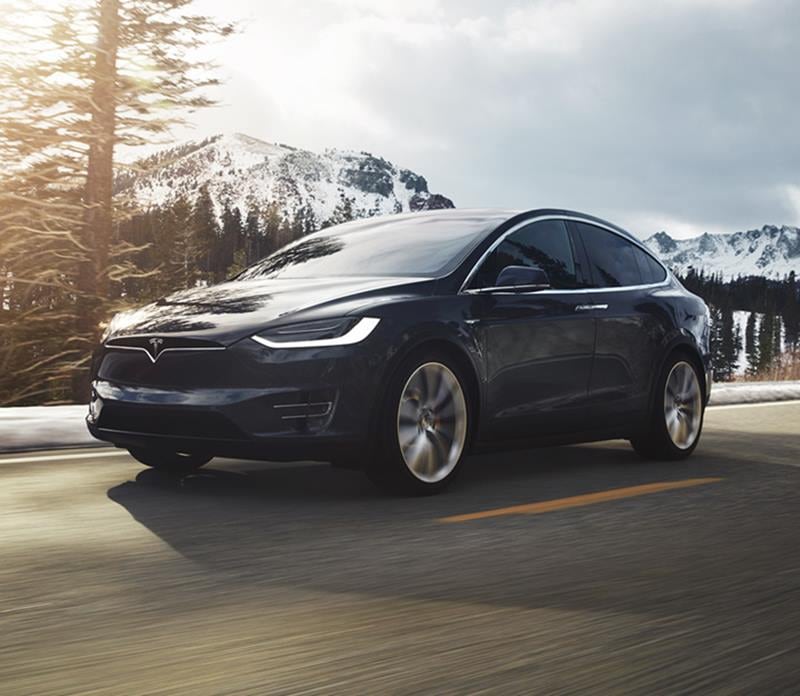 The Tesla Model X electric SUV gets its power from two electric motors that have been mounted at each axle. With this, the Model X sprints from 0 to 100 kmph in a matter of 4.8 seconds. The torque generated with the two motors stands at an impressive 967 Nm. The combined power output of the car on the performance version is 259 hp at the front and 503 hp at the rear.