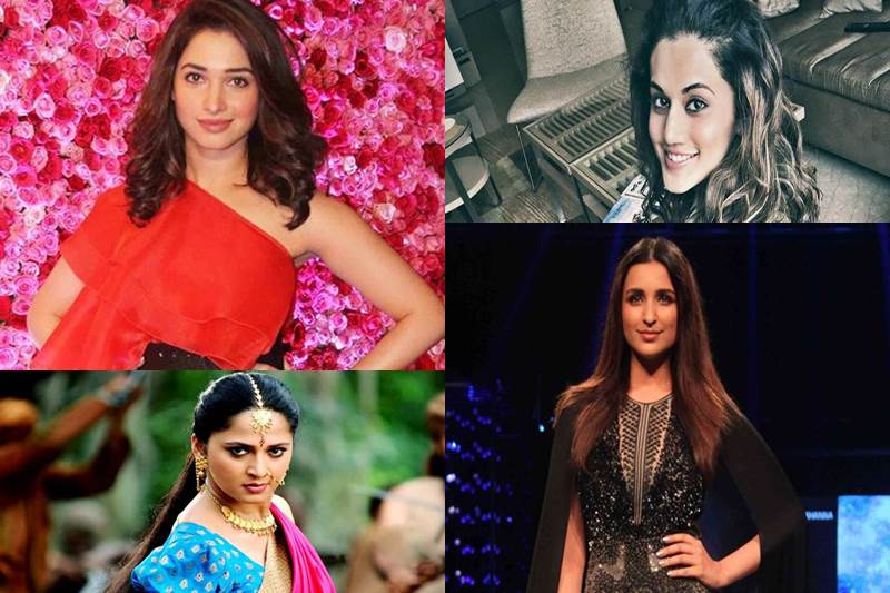 top actresses in highest grossing films list 2017, tamannaah bhatia top actress in highest grossing films 2017, Anushka shetty top actress 2017, taapsee pannu highest grossing films list of 2017, bhumi pednekar highest grossing films list of 2017, parineeti chopra highest grossing films list of 2017, parineeti chopra golmaal again, tamannah anushka baahubali 2