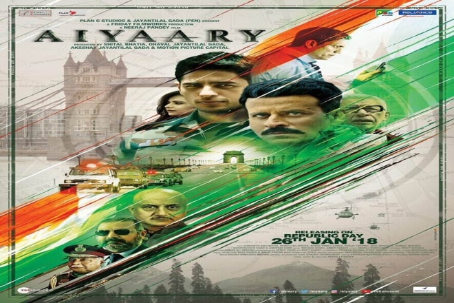 Official poster of Aiyaary. (IE) Official poster of Aiyaary. (IE)