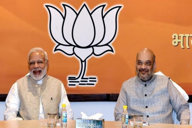 After a tough battle in Gujarat, BJP secured majority to form its government for the sixth time in a row in this important state. (PTI) After a tough battle in Gujarat, BJP secured majority to form its government for the sixth time in a row in this important state. (PTI)
