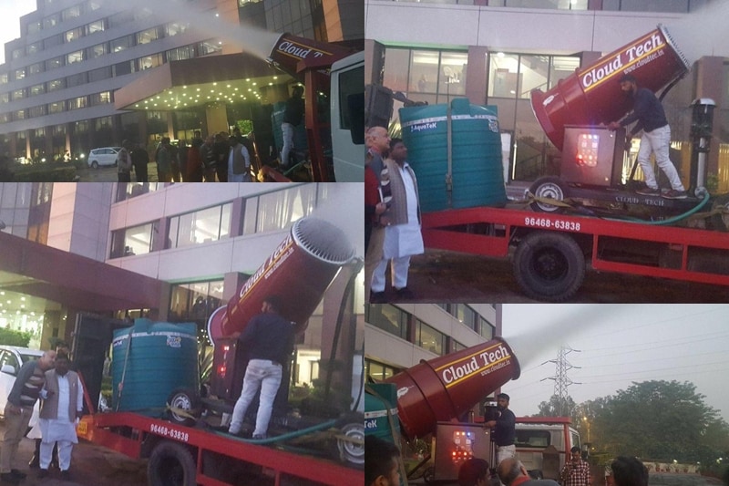 The Arvind Kejriwal-led AAP government is planning to bring to use an anti-smog gun meant to combat the air pollution menace in the national capital. The fog cannon was tried and tested during a pilot project conducted in Anand Vihar on Monday, December 18. This anti-smog gun is a part of Delhi's all-new 'air action plan' which also includes other measures such as conversion of two-wheelers into electric vehicles and the banning of diesel generators. According to The Indian Express, the plan was initially presented to Lieutenant Governor Anil Baijal last week, the follow-up meeting of which took place at his office on Monday. This water cannon has been inspired by the Chinese government who have used a similar machine with some success.