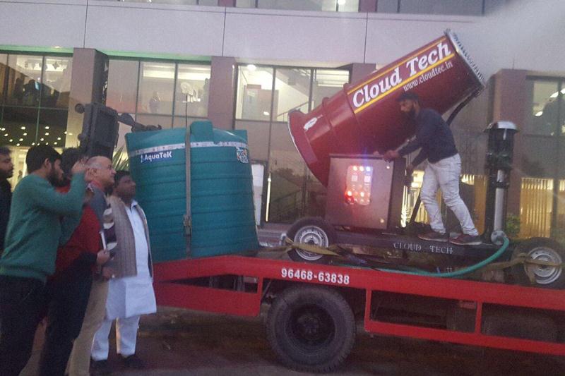 anti smog gun, anti fog gun, anti pollution drive, delhi pollution, delhi air pollution, air pollution, arvind kejriwal, kerjriwal government, manish sisodia, air action plan