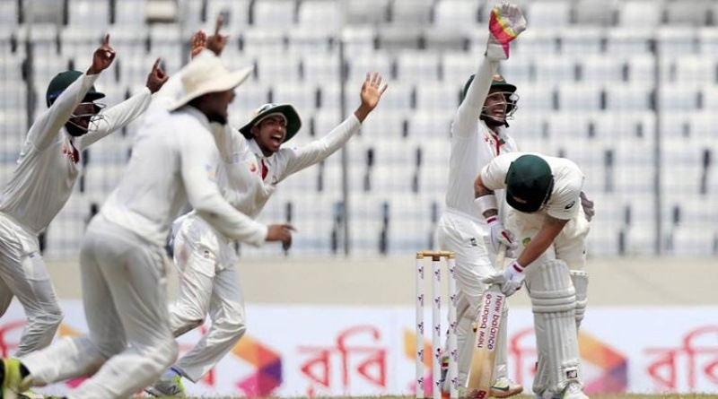 4) Bangladesh defeat Australia first time in Tests- Bangladesh made history by defeating the Aussies for the first time in a Test match in August.  (Reuters)