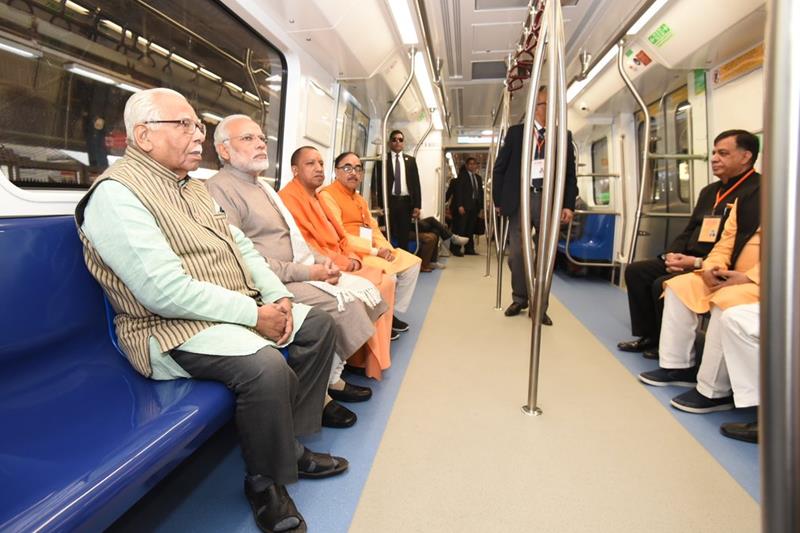 delhi metro, Magenta Line, Delhi Metro Magenta Line, magenta line metro news, magenta line metro, dmrc, delhi metro fare, delhi metro map, delhi metro stations, dmrc stations, dmrc map, pm modi, narendra modi, dmrc fare, yogi adityanath