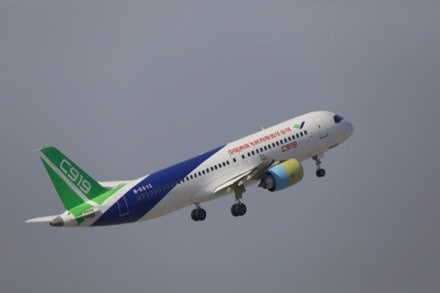 china plane, test flight of second prototype of passeger jet, Shanghai, Pudong International airport, Commercial Aircraft Corporation of China, Boeing, airbus , europe