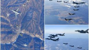 US Air Force, Air Force, US, joint aerial drill, Vigilant Ace, military drills, south korea, US fighter jets, US B-1B bomber, fighter jets